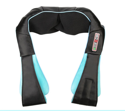 Shiatsu Neck and Shoulder Massager Heated Back Massager U Shape Deep Kneading Electric Massage Pillow for Neck Waist Leg Body